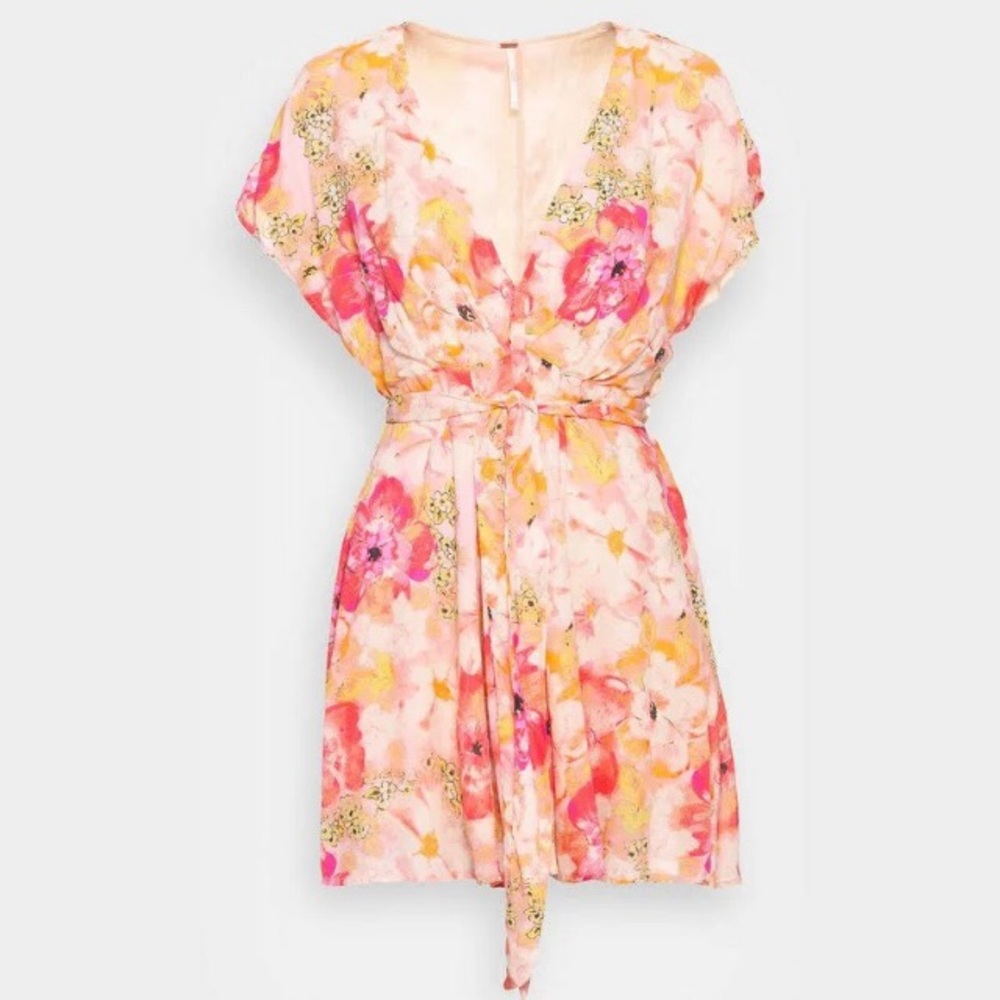 Free People Freddy Floral Tie Dress - Size L